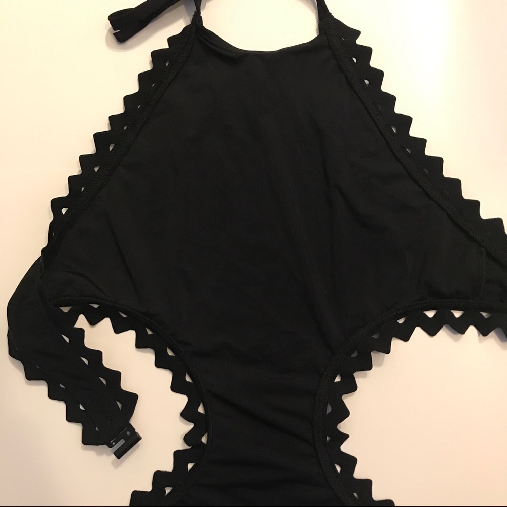 Karla Colletto Rick Rack Halter One-Piece - Picture 8 of 12